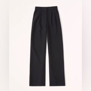 Abercrombie & Fitch Sloane Tailored Pant- Black- 26/2